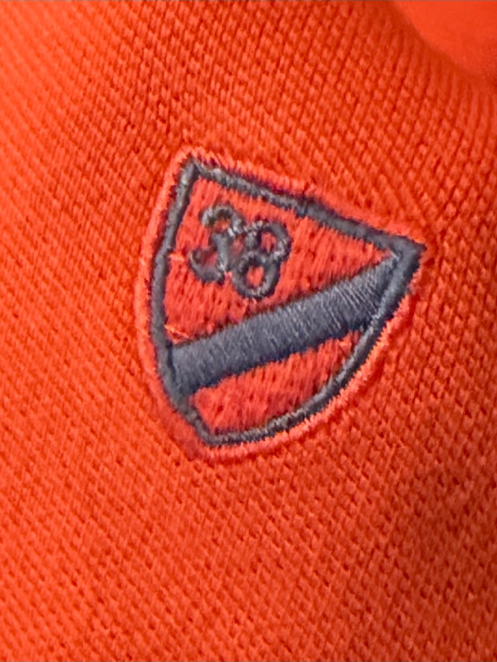 🪸🪸🪸BOGOHO🪸🪸🪸Cremieux Men's Coral-Orange Polo-2XL - Picture 6 of 9